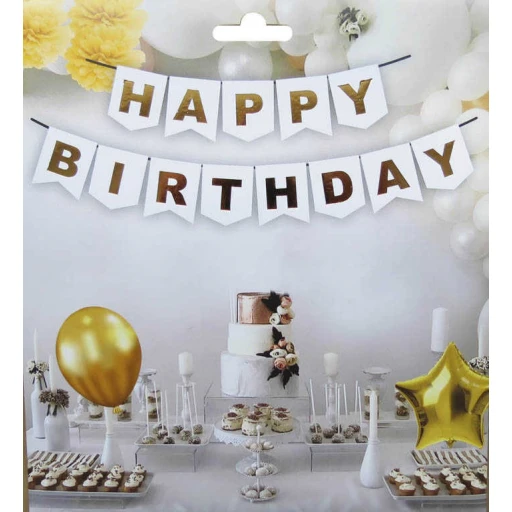 Flama Happy Bırthday Set Beyaz