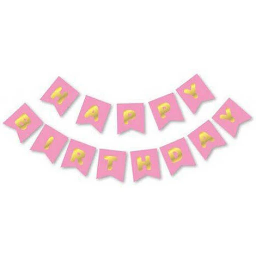Flama Happy Bırthday Set Pembe