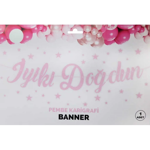 FLAMA İYİKİ DOĞDUN PEMBE PK:1 KL:300