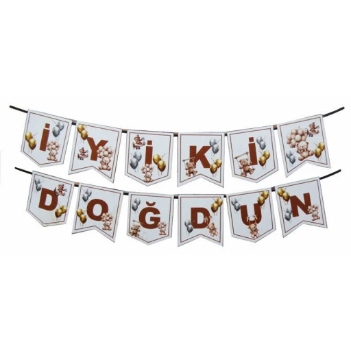 FLAMA İYİKİ DOĞDUN RETRO AYICIK PK:1 