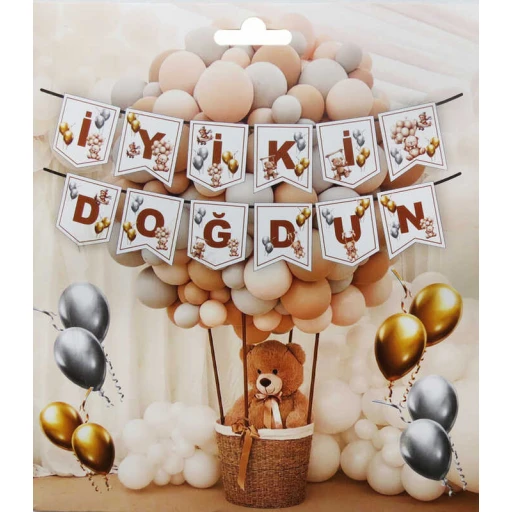 FLAMA İYİKİ DOĞDUN RETRO AYICIK PK:1 