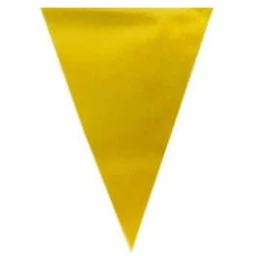 Flama Üçgen Bayrak Metalize Altın