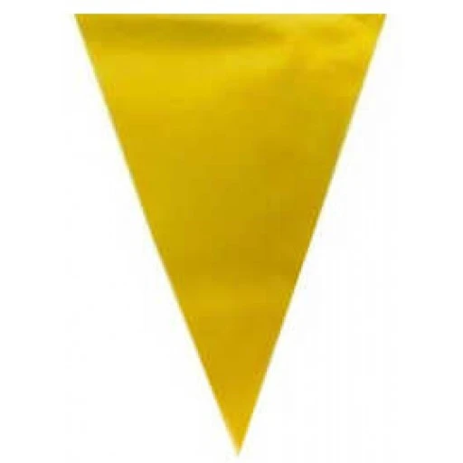 Flama Üçgen Bayrak Metalize Altın