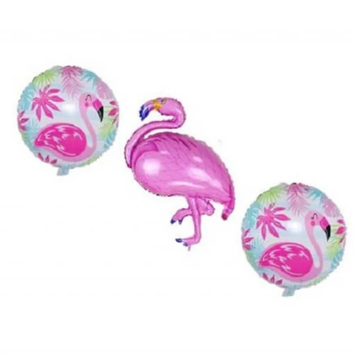 Flamingo Folyo Balon 3'lü Set 45cm - 90cm