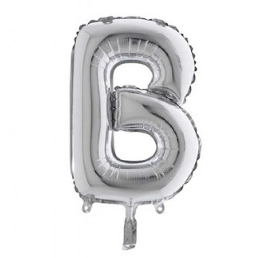 Folyo Balon Harf B Gümüş 40 inç P1