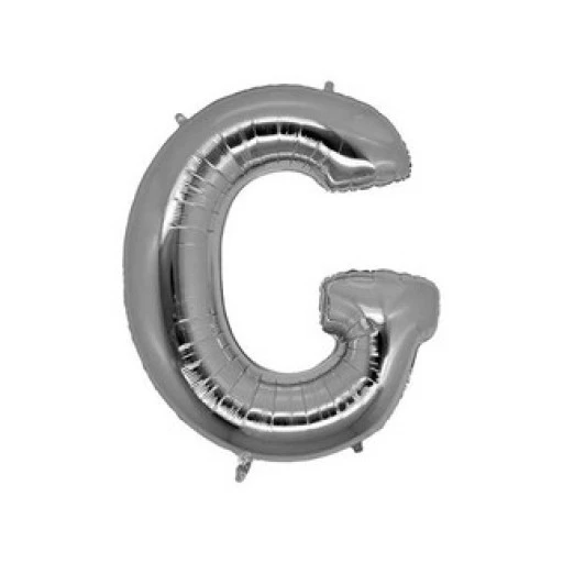 Folyo Balon Harf G Gümüş 16 inç(40cm)