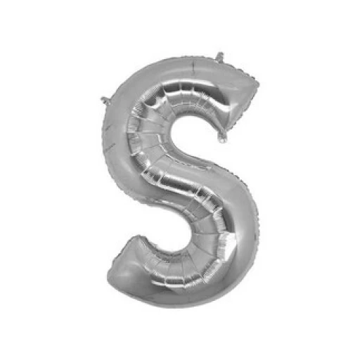 Folyo Balon Harf S 40 inç Gümüş P1