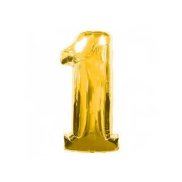 Folyo Balon Rakam 1 Altın 32ınc