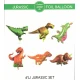 Dinazorlar Jurassic Folyo Balon Set 6'lı 20cm