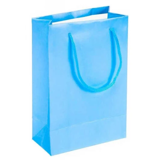 Çanta Karton Mavi 11x17 cm 25'li