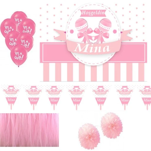 Hoşgeldin Bebeğim Kız Bebek Çıngıraklı Set Hdts110