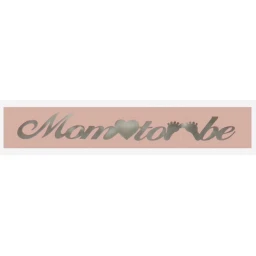 Kuşak Kurdela Mom To Be Pembe Gümüş .5 Mt