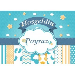 Tavşanlı Hoşgeldin Bebeğim Bebek Magnet 16 Adet