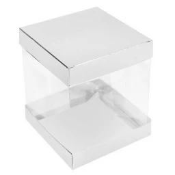 KUTU ASETAT DEMONTE ORTA BOY 25X25X30 CM BEYAZ
