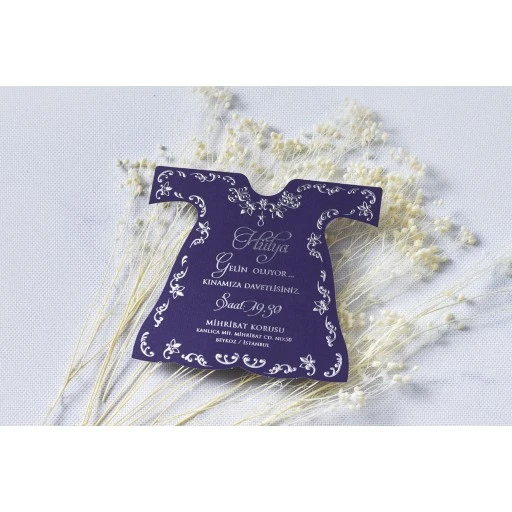 Kaftan Kına Davetiyesi Erdem Butiqline Davetiye 1162