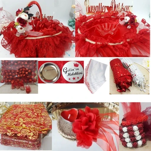 347 Parça Kına Gecesi Tam Set, Kına Gecesi Malzemeleri Ekonomik