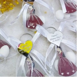 Anahtarlık Pleksi İsimlikli Kına Gecesi Hediyelik