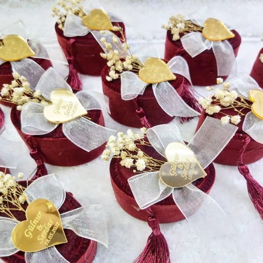 Flok Kutu Pleksi İsimlikli Kına Gecesi Hediyeliği