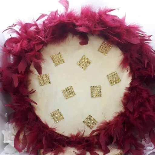 32 cm Pullu Ve Tüllü Deri Tef