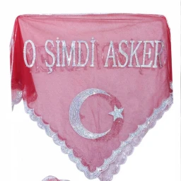 Ayyıldızlı Bayrak Seti Esker Yüz Örtüsü Asker Uğurlama