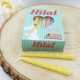 Kına Mumu 24 Adet Pasta Mumu