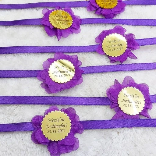 Pleksi İsimli Nedime Bilekliği