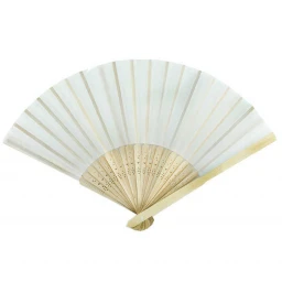 Beyaz Ahşap Yelpaze Kasa Tasarım Yelpaze