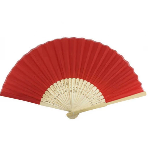 Kırmızı Ahşap Yelpaze Kasa Tasarım Yelpaze Tekli