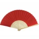 Kırmızı Ahşap Yelpaze Kasa Tasarım Yelpaze Tekli