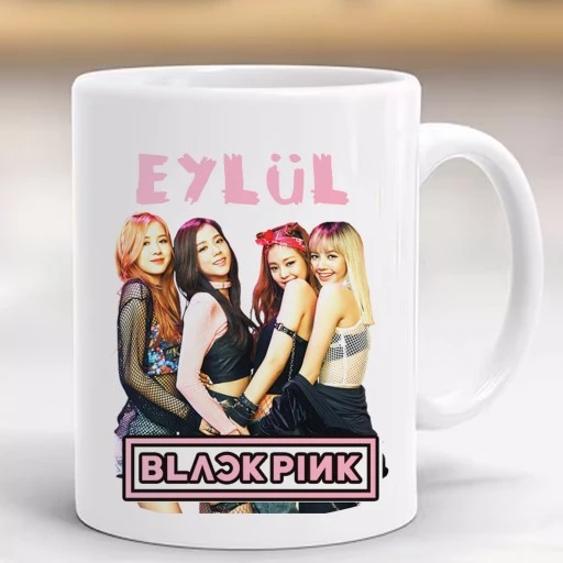 Black Pink Hediye Kişiye Özel Kupa Bardak 
