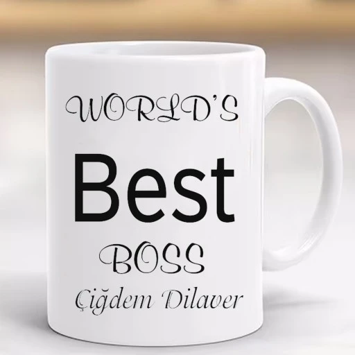 Dünyanın En İyi Patornu Kişiye Özel Kupa Bardak