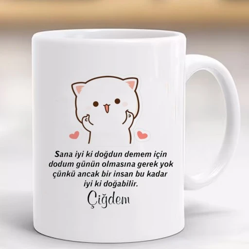 Kişiye Özel Kupa Bardak Doğum Günü Hediyelik