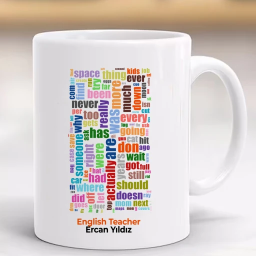 Öğretmenler Günü Hediye Kupa İngilizce Öğretmeni Kişiye Özel