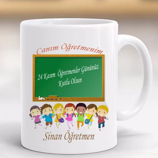 Öğretmenler Günü Hediye Kupa Kişiye Özel Hediyelik