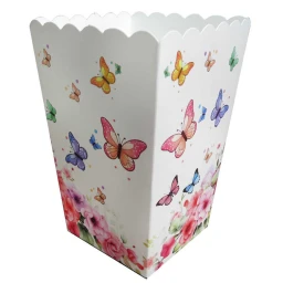 MISIR CİPS KUTUSU KARTON KELEBEKLER PK:8