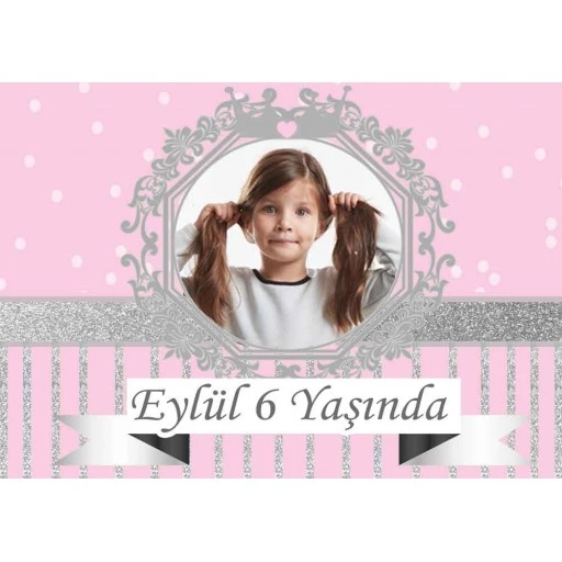 Prenses Gümüş Afiş Fotoğraflı Kişiye Özel Hdts151