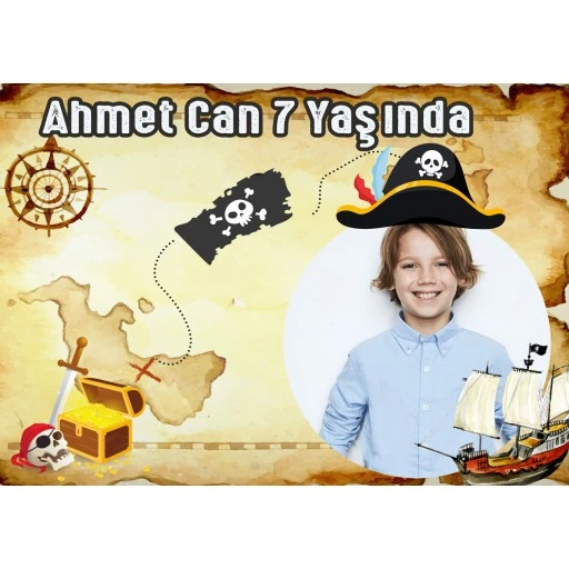 Korsanlar Fotoğraflı Magnet