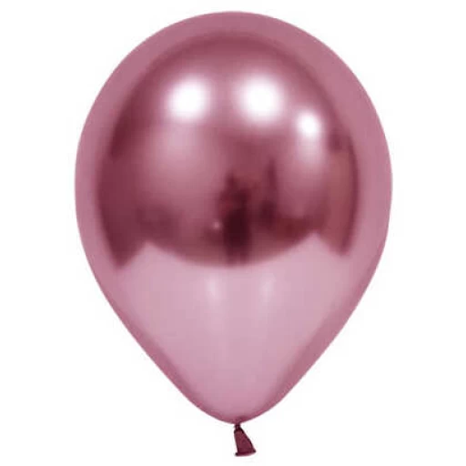 Balon Krom Parlak 10 inç Pembe 50'li