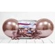 Balon Krom Parlak 12 inç Rose Gold 50'li