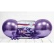 Balon Krom Parlak 12 inç Violet Mor 50'li