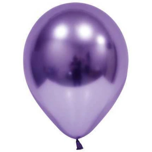Balon Krom Parlak 5 inç Mor 100'lü