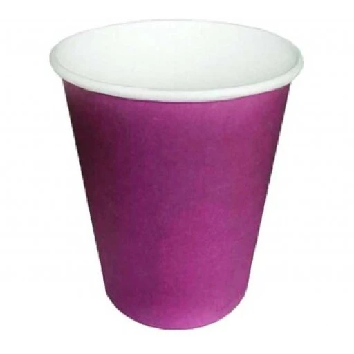 Bardak Karton 8 Oz Düz Mor 8'lı