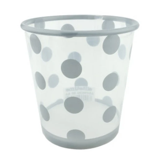 Bardak Plastik 500 Cc (dondurma Bardağı) Puantiyeli Gümüş 8'lı