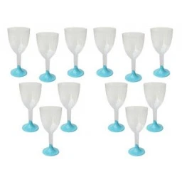 Kadeh Akrilik Kutulu Demonte Klasik Mavi 12'li