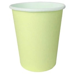 BARDAK KARTON MAKARON VANİLYA SARI 8 OZ PK:8