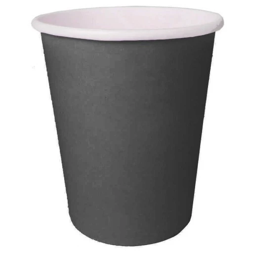 Bardak Karton Siyah 8 Oz 8'lı
