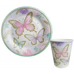 BARDAK KELEBEKLER KARTON 240 GR 8 OZ PK:8