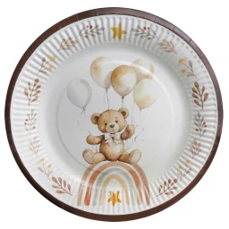 TABAK AYICIK RETRO KARTON 300 GR 23 CM PK:8 