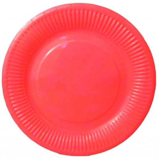 Tabak Karton Kırmızı 23 cm 8'lı