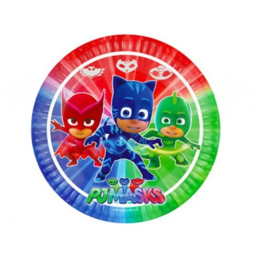 Pj Masks Tabak 23 cm 8'lı Pjmaskeliler